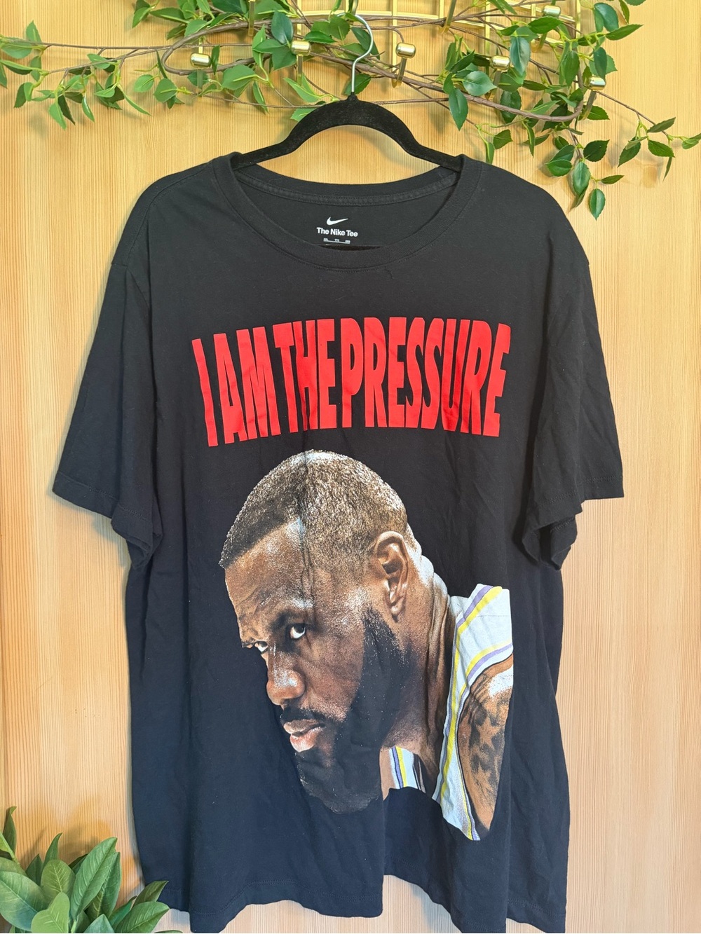 Nike LeBron James 'I AM THE PRESSURE' Collectors Graphic Tee